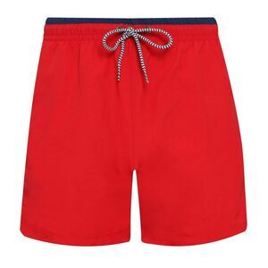 Asquith & Fox Mens Swim Shorts / Red/Navy